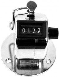 Counter Clicker hand-held or with Stalwart base